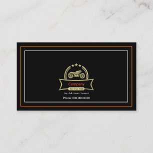 Vintage Motorcycle Business Card