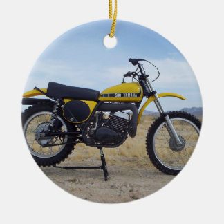 Vintage Motorcycle Christmas Ornament