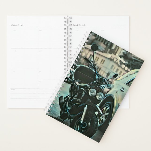Vintage motorcycle gift planner (Display)
