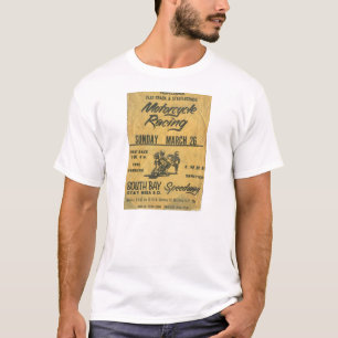 Vintage Motorcycle Race Poster T-shirt