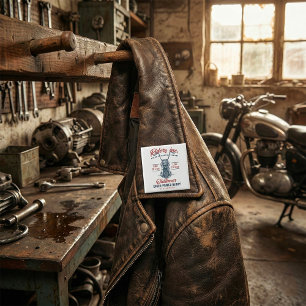 Vintage Motorcycle Riders Inc 2 Inch Square Button