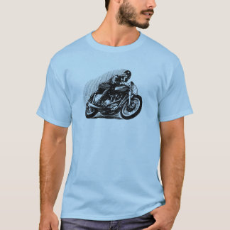 Vintage motorcycle shirts - racer guy