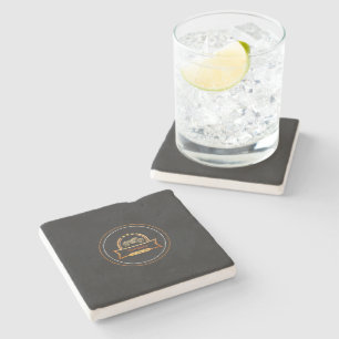 Vintage Motorcycle Stone Coaster