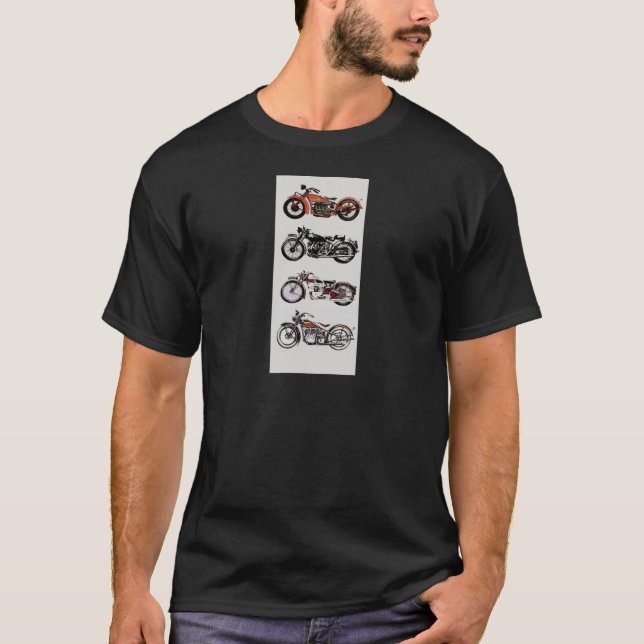 VINTAGE MOTORCYCLES T-Shirt (Front)