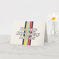 Vintage Motorsport Racing Stripe Name Retro Car