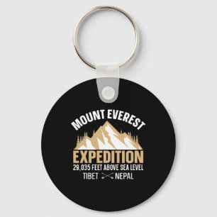 Vintage Mount Everest T Shirts Skiing Vacation Tri Keychain