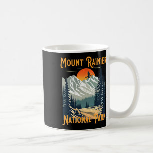 Vintage Mount Rainier National Park Souvenir Hikin Coffee Mug