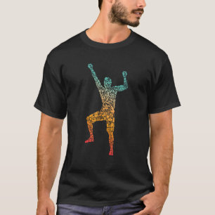 Vintage Mountain Climbing Bouldering Boys Men Rock T-Shirt