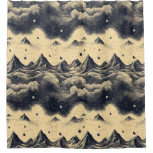Vintage Mountain Clouds Landscape (3)