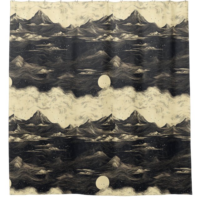 Vintage Mountain Clouds Landscape (5) (Front)