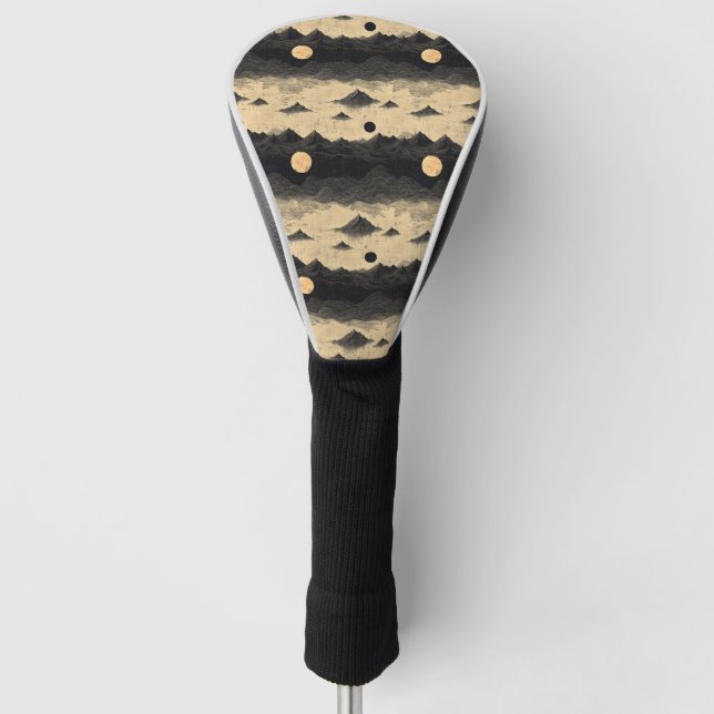 Vintage Mountain Clouds Landscape (9) Golf Head Cover (Front)