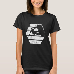 Vintage Mountaineer Climbing Bouldering Motif 1 T-Shirt