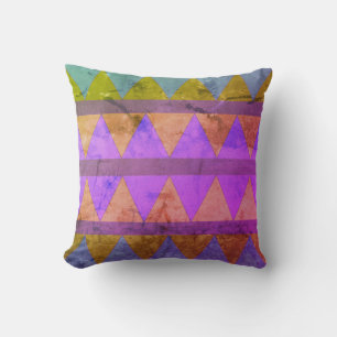 Vintage Mountains Throw Pillow