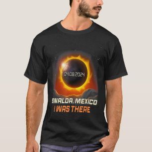 Vintage Moutains Total Solar Eclipse 2024 Sinaloa T-Shirt