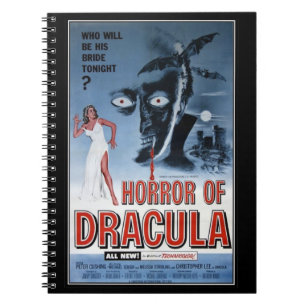 Vintage movie horror - notebook