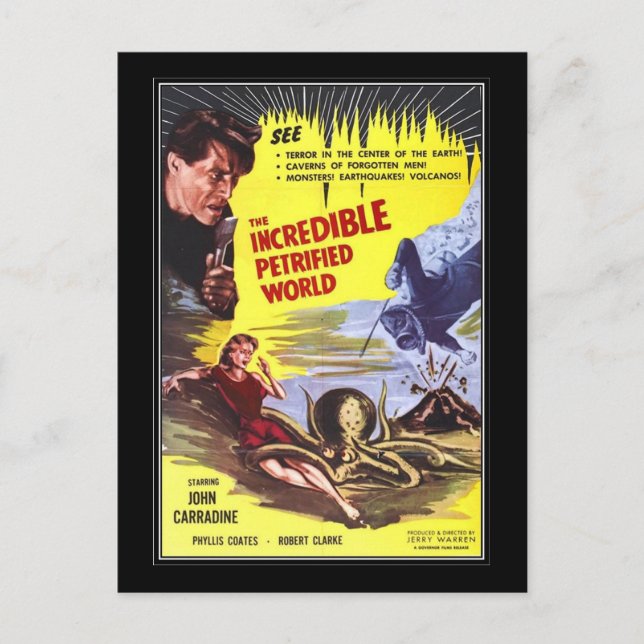 Vintage movie horror - postcard (Front)