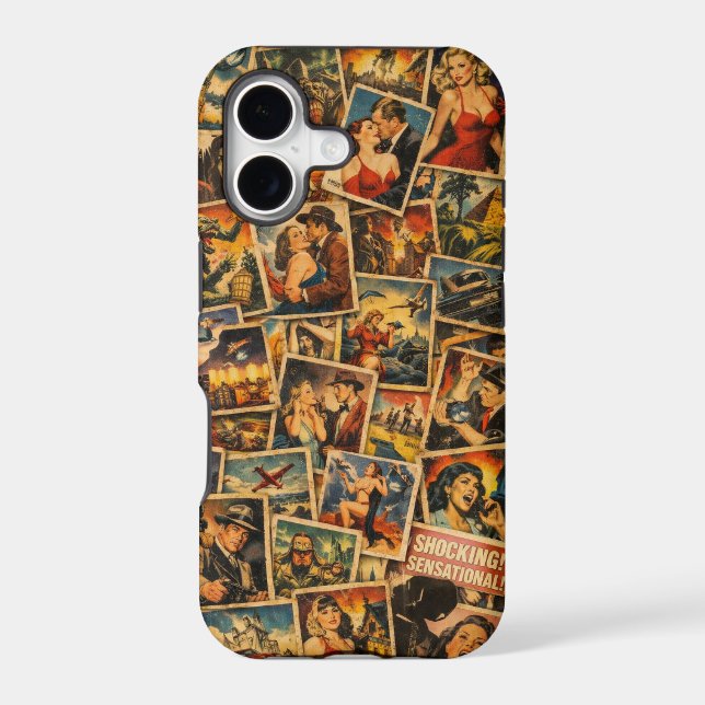 Vintage Movie Poster Collage (Verso)