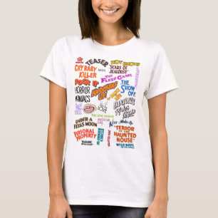 Vintage movie Quotes Sayings phrases Text Words T-Shirt