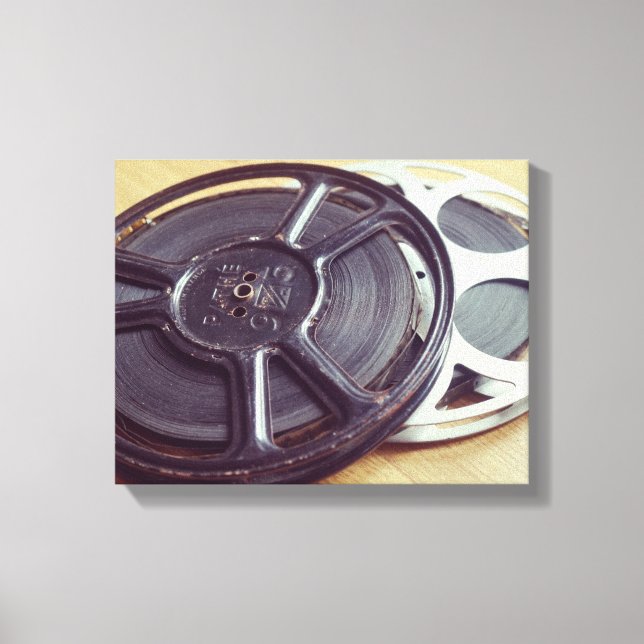 Vintage Movie reel film Canvas Print (Front)