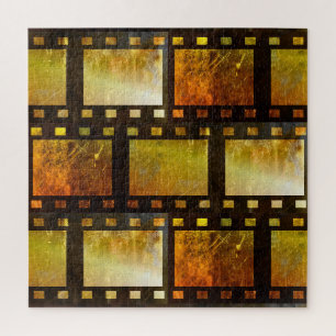 Vintage movie reel film jigsaw puzzle