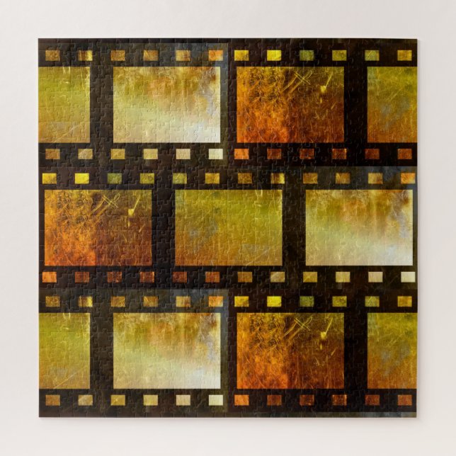 Vintage movie reel film jigsaw puzzle (Vertical)