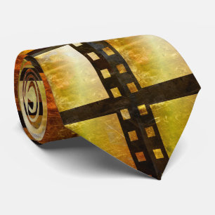 Vintage movie reel film tie