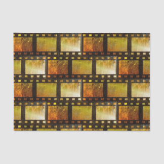Vintage movie reel film tissue paper