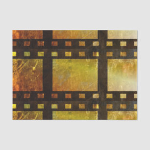 Vintage movie reel film  tissue paper