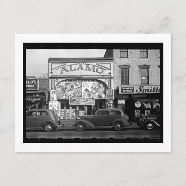 Vintage Movie Theatre Postcard (Front)