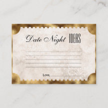 Vintage Movie Ticket Bridal Date Night Ideas