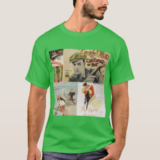 Vintage Movies Picture Montage 5 funny T-Shirt
