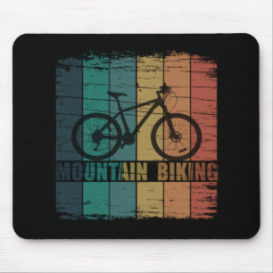 Vintage Mtb Mountain Biking Mouse Pad