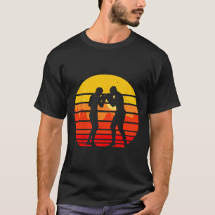 Vintage Muay Thai Figher Retro Thai Kickboxing Kic T-Shirt