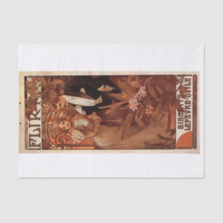 Vintage Mucha art decoupage Tissue Paper