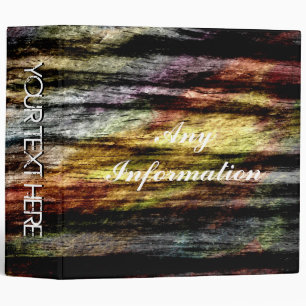 Vintage multi-colour wood photo book 2 binder