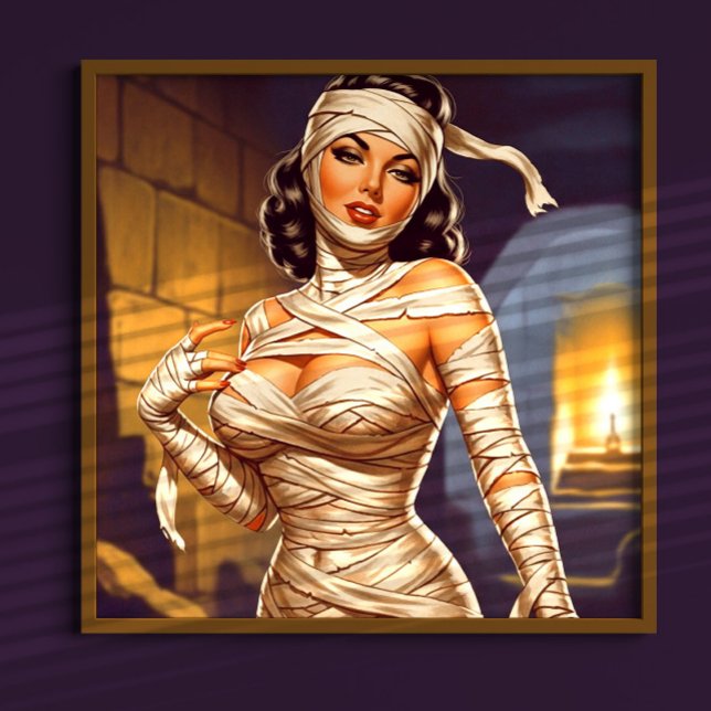 Vintage Mummy Pin-up Poster (Creator Uploaded)