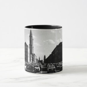 Vintage Munich ludwigstraße University church 1970 Mug