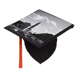 Vintage Munich ludwigstraße University church Graduation Cap Topper