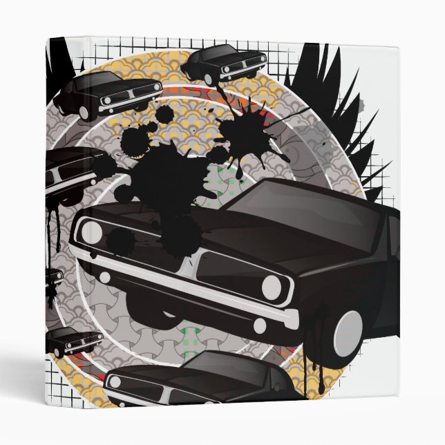 Vintage Muscle Car Binder (Front/Spine)