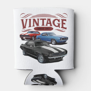 Vintage Muscle Classics Can Cooler