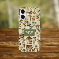 Vintage Mushroom Custom Monogram