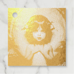 vintage mushroom fairy lilly  favour tags