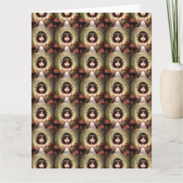 vintage mushroom fairy lilly gift wrap card