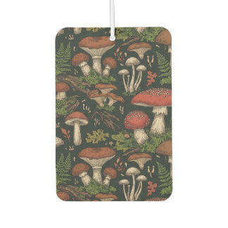 Vintage Mushroom Forest Botanical Air Freshener