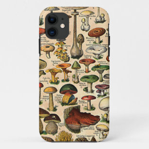 Vintage Mushroom Guide iPhone 5 Case-Mate iPhone 11 Case