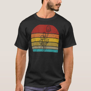Vintage Mushroom Hunter Mycology Shroom Forager Ve T-Shirt