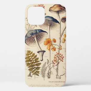 Vintage Mushroom Naturalist iPhone 12 Case