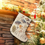 Vintage Mushroom Naturalist Small Christmas Stocking<br><div class="desc">Vintage Mushroom Naturalist</div>