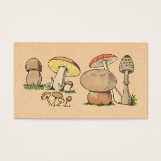 Vintage Mushroom Print
