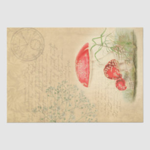 Vintage Mushrooms Decoupage Paper - Marple Hall